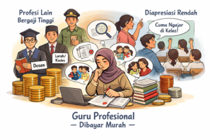 Guru Profesional, Tapi Apresiasi Negara dan Masyarakat Masih Rendah
